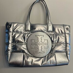 Silver Tote Bag